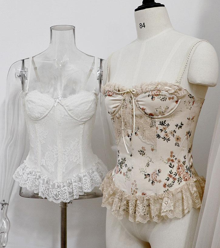 Vintage Reproduction Camisole Bustier Top – Retro Fairy