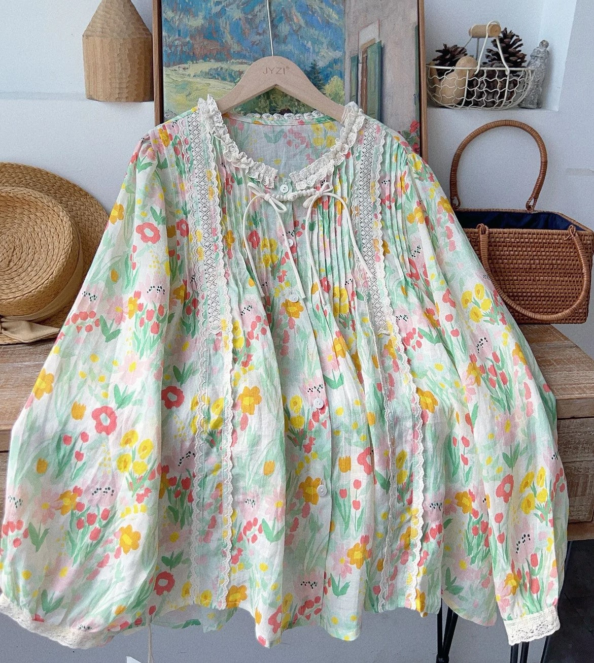 mori kei kawaii clothing cottagecore clothing vintage blouse cottagecore top