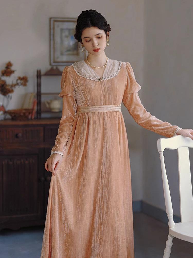 regency dress edwardian dress royalcore dress period drama inspired dress