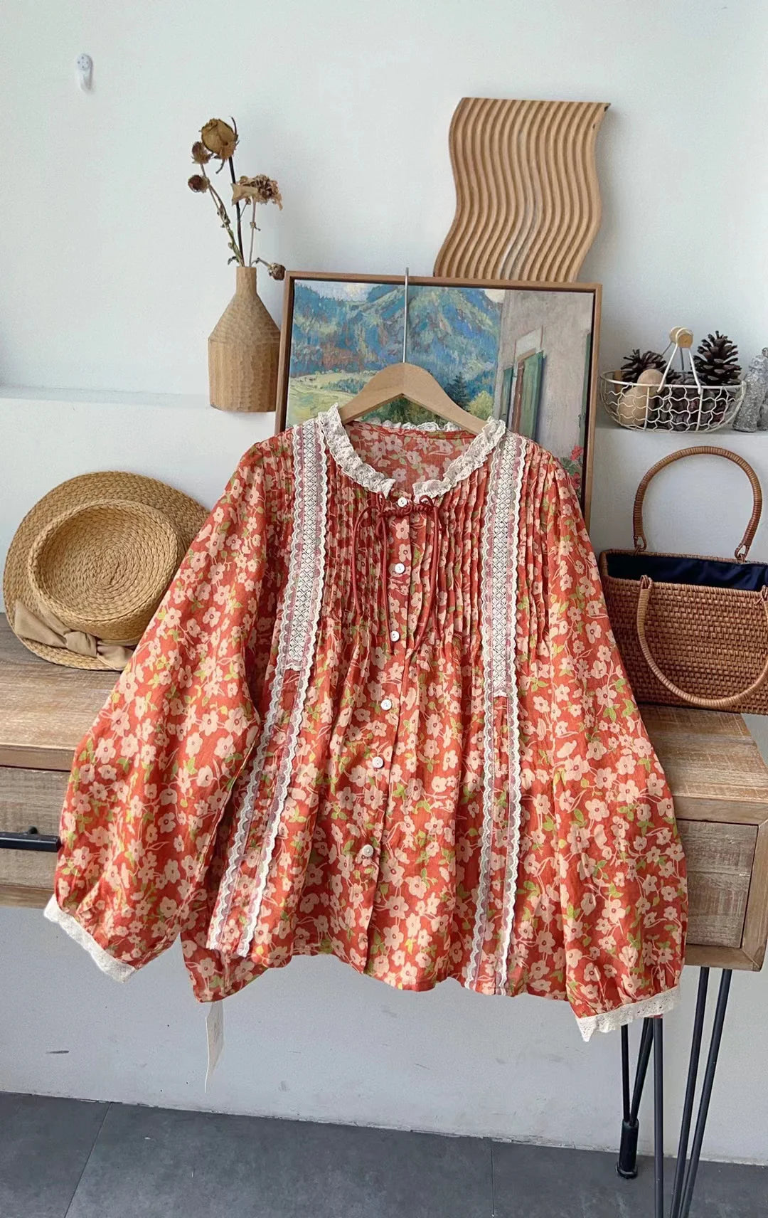 mori kei kawaii clothing cottagecore clothing vintage blouse cottagecore top