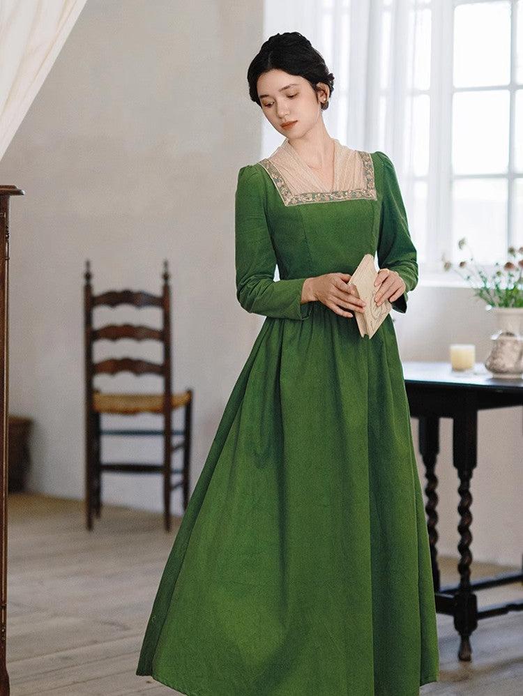 regency dress edwardian dress royalcore dress period drama inspired dress