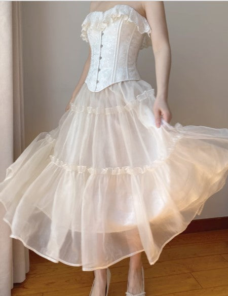 Vintage on sale corset skirt