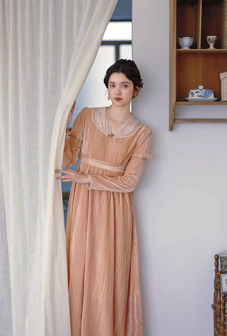 regency dress edwardian dress royalcore dress period drama inspired dress