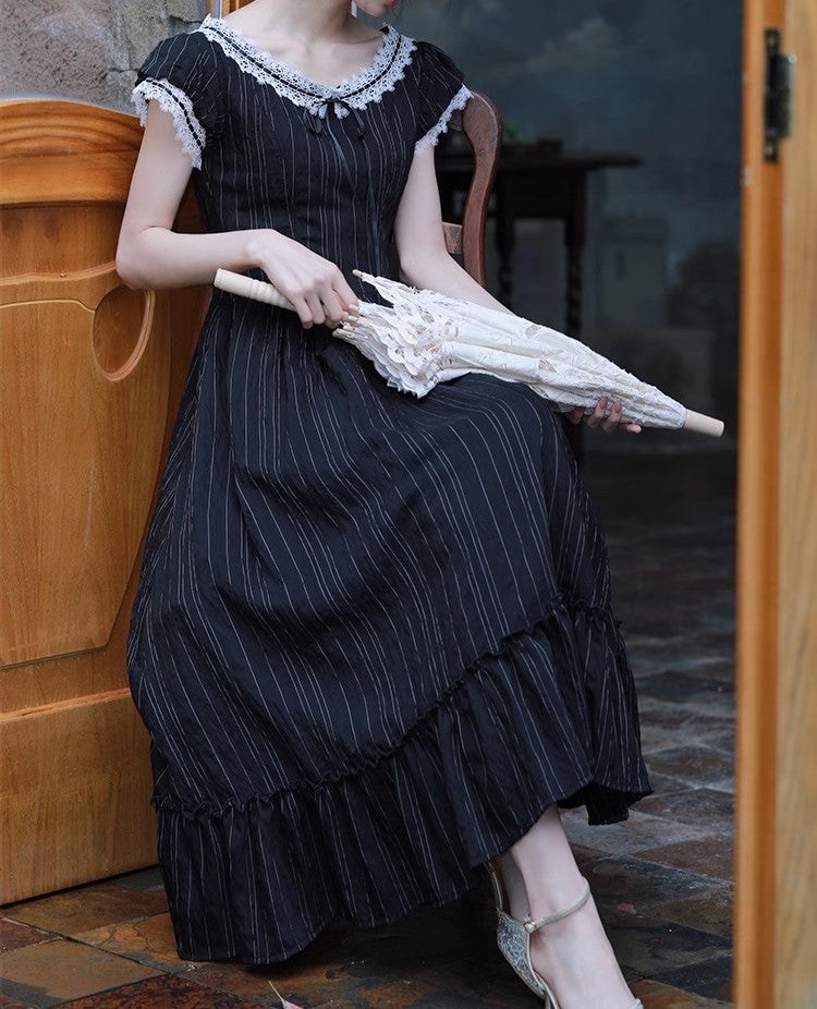 vintage dress cottagecore dress 1970s dress 50s dress prairie dress gunnesax dress lolita dress kawaii dress victorian dress edwardian dress 1900s dress gothic dress dark academia