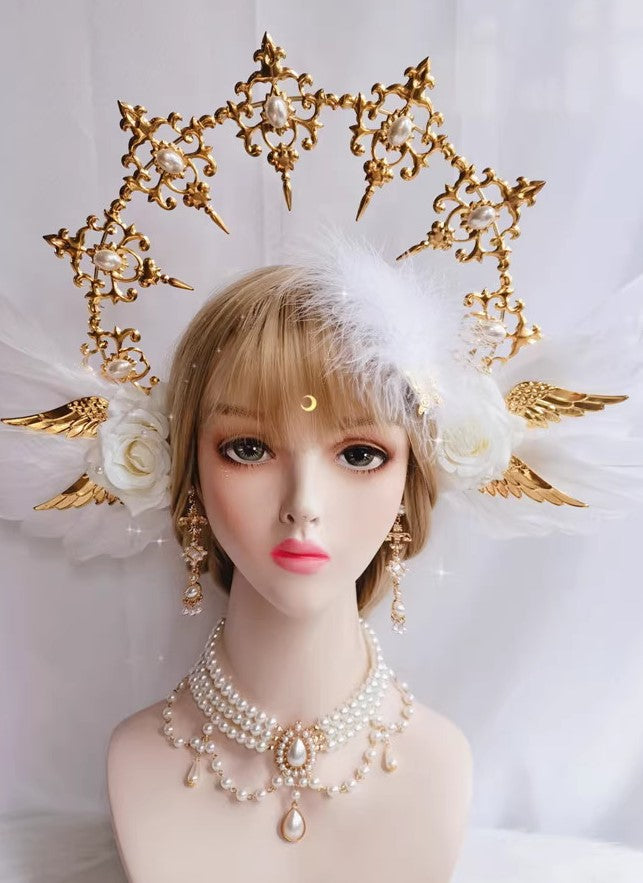 Royalcore Vintage Pearl Necklace – Retro Fairy