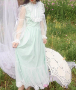 Gunne Sax Remake Fairycore Tulle Dress with Bow