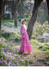 Load image into Gallery viewer, Gunne Sax Style Red Gingham Prairie Dress
