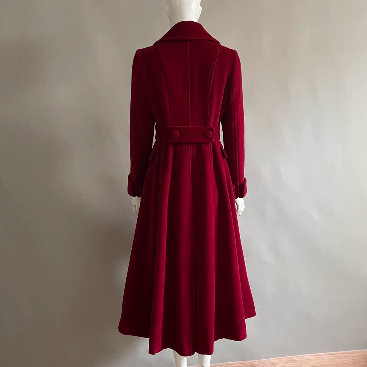 VINTAGE COAT vintage jacket 1930s 1940s 1950s coat jacket red coat winter coat women