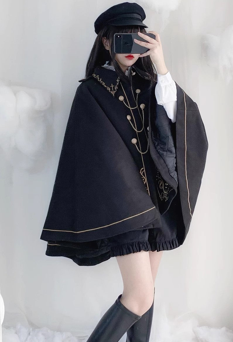 vintage cape vintage coat academia coat jacket