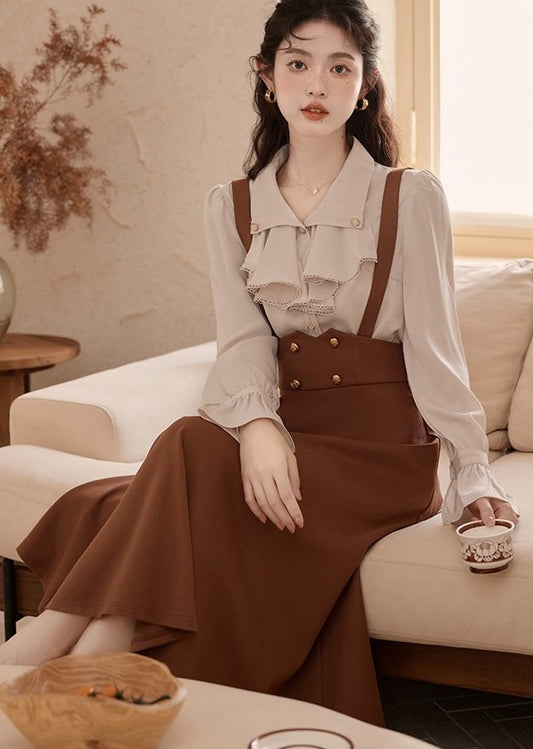 30s 40s 50s dress vintage dress modest dress light academia retro fashion