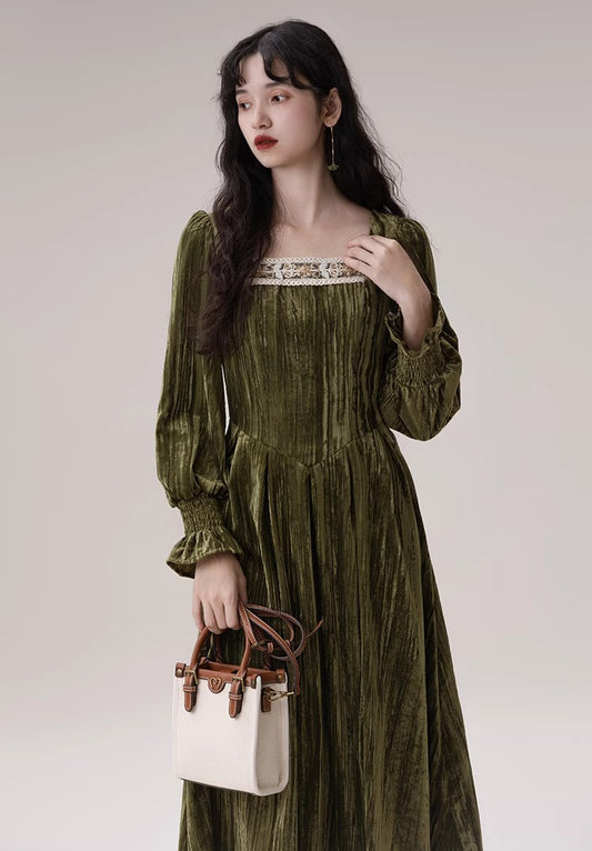 vintage dress cottagecore dress prairie dress period drama dress academia dress