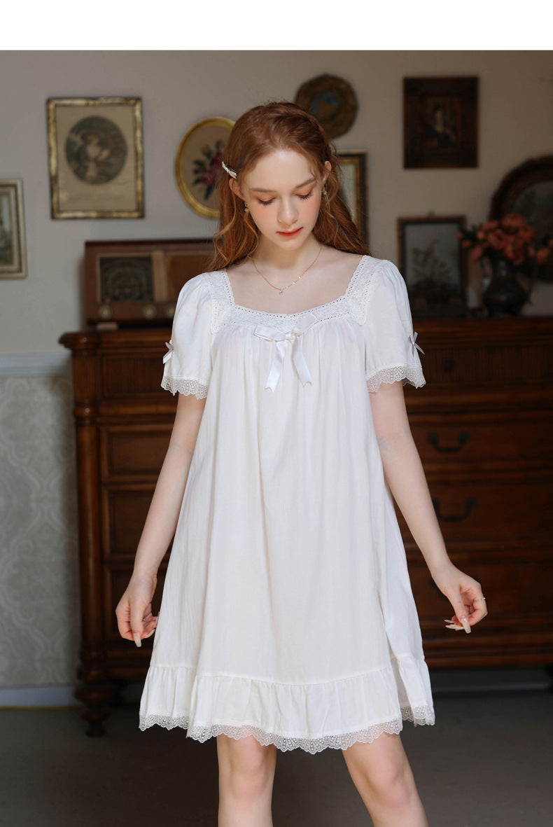 Retro Fairycore Night Gown Dress