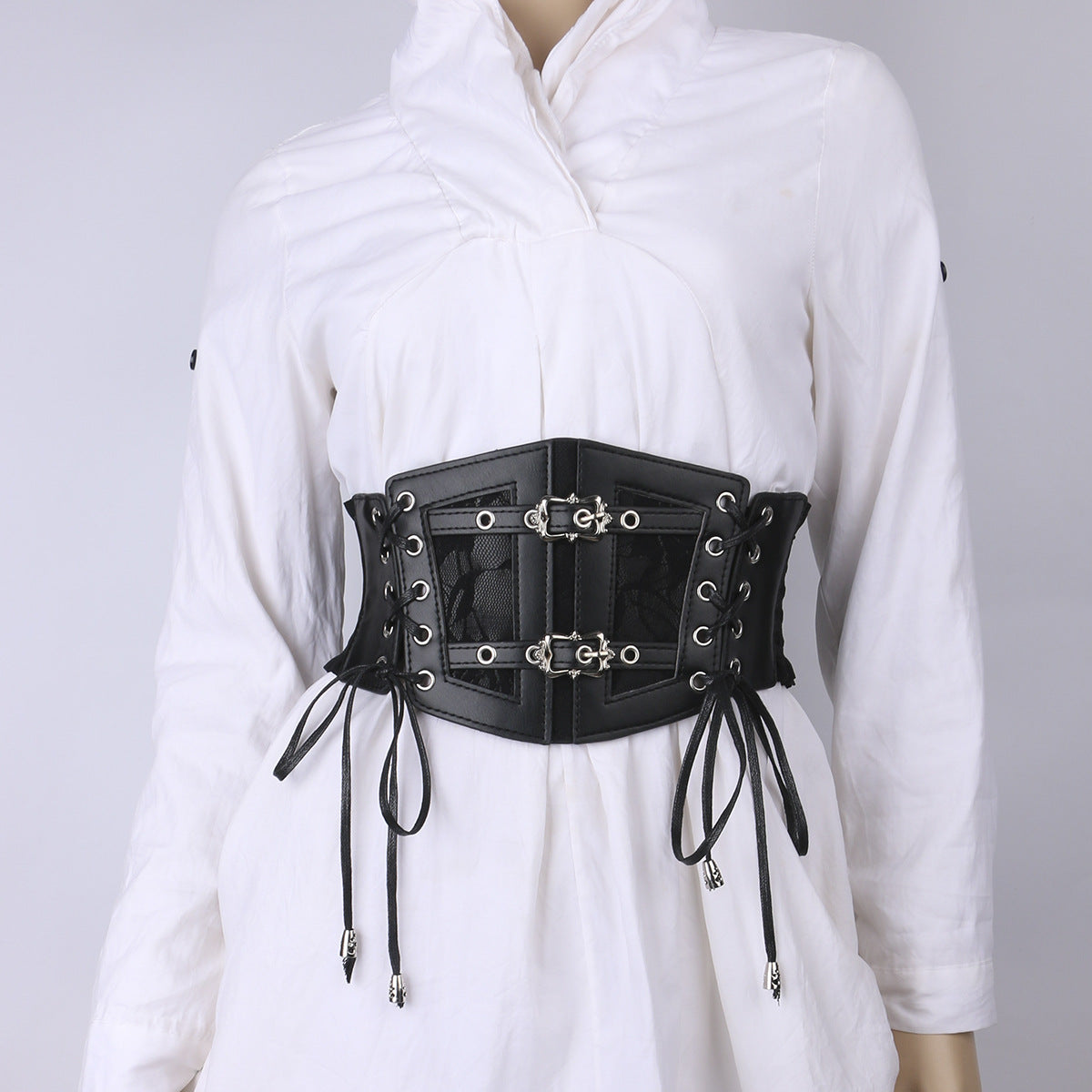 vintage belt underbust corset