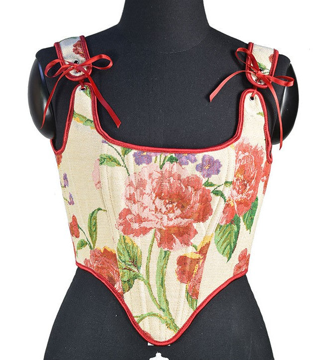 Vintage Remake Peony Corset