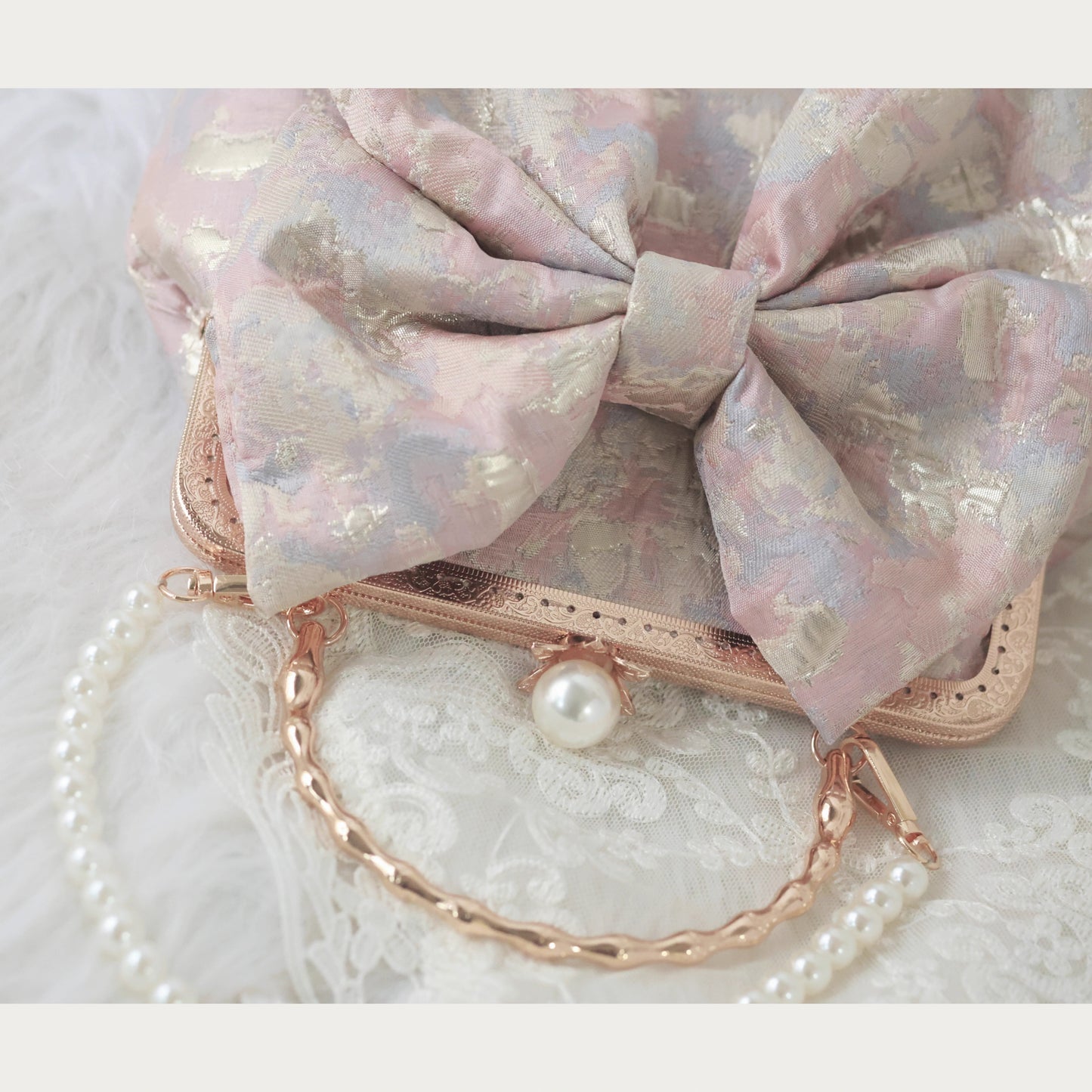 Handmade Fairycore Bow Tie Hand Bag Prom bag