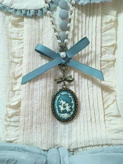 Handmade Vintage Cameo Necklace