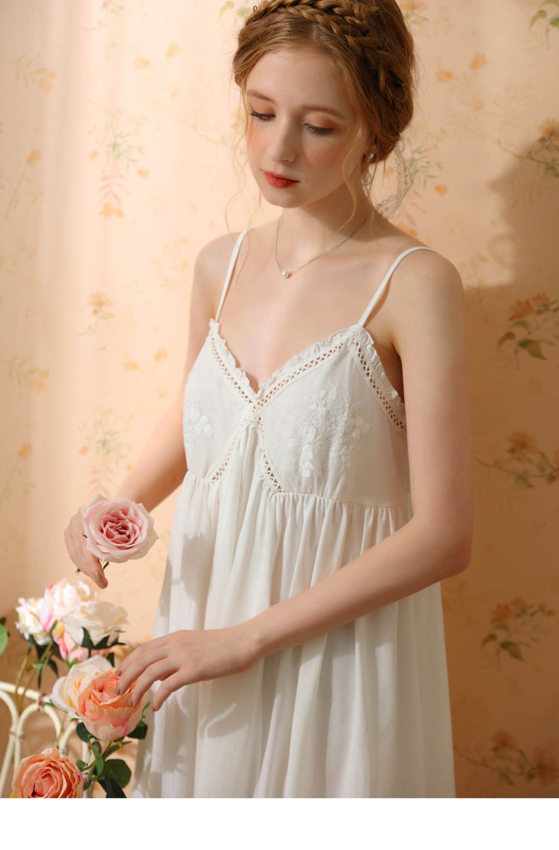 Vintage Sleeveless Night Gown Dress