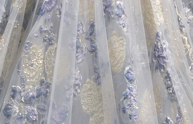 Dreamy Princess Floral Tulle Prom Dress