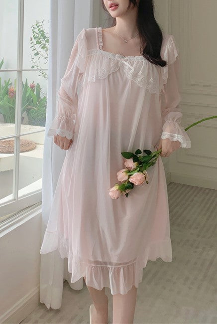 vintage night gown night dress princess dress 