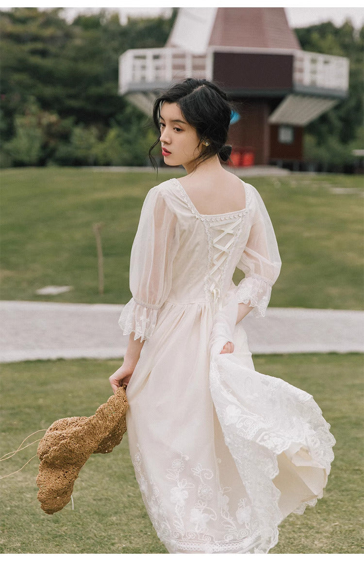 Dreamy Fairy Lace up Dress [Final Sale]