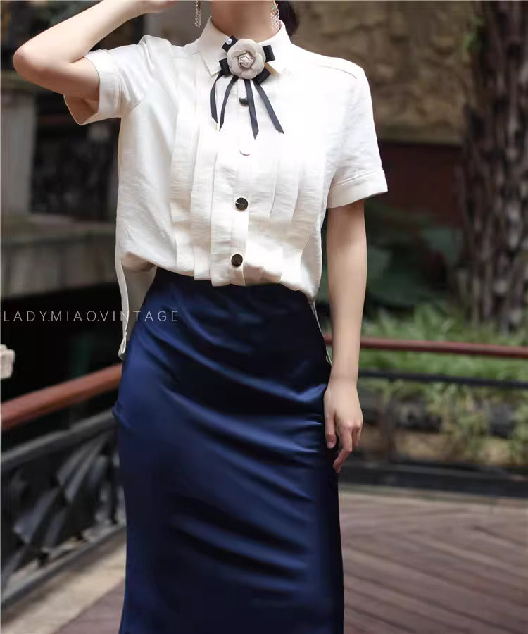 Retro Style Short Sleeves Shirt