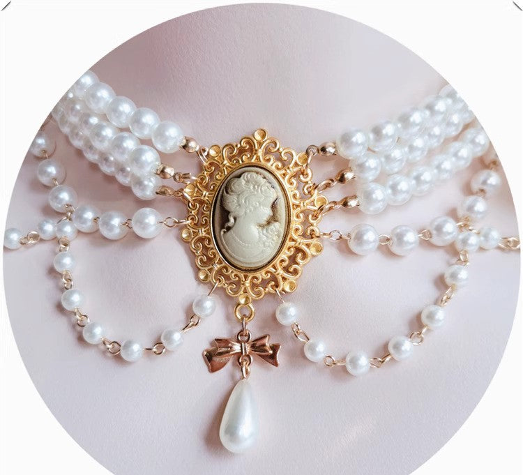 Handmade Royalcore Vintage Pearl Necklace