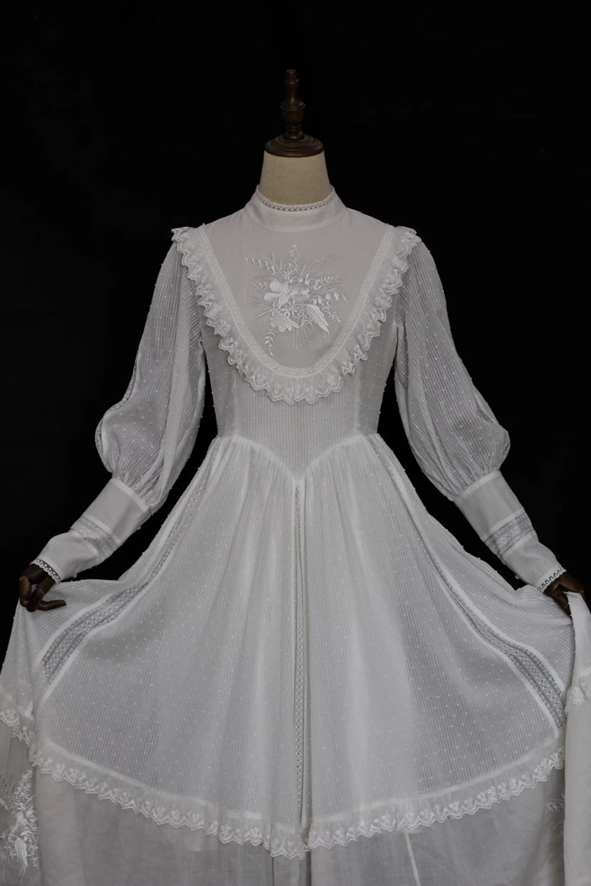 Edwardian Style Embroidery Dress