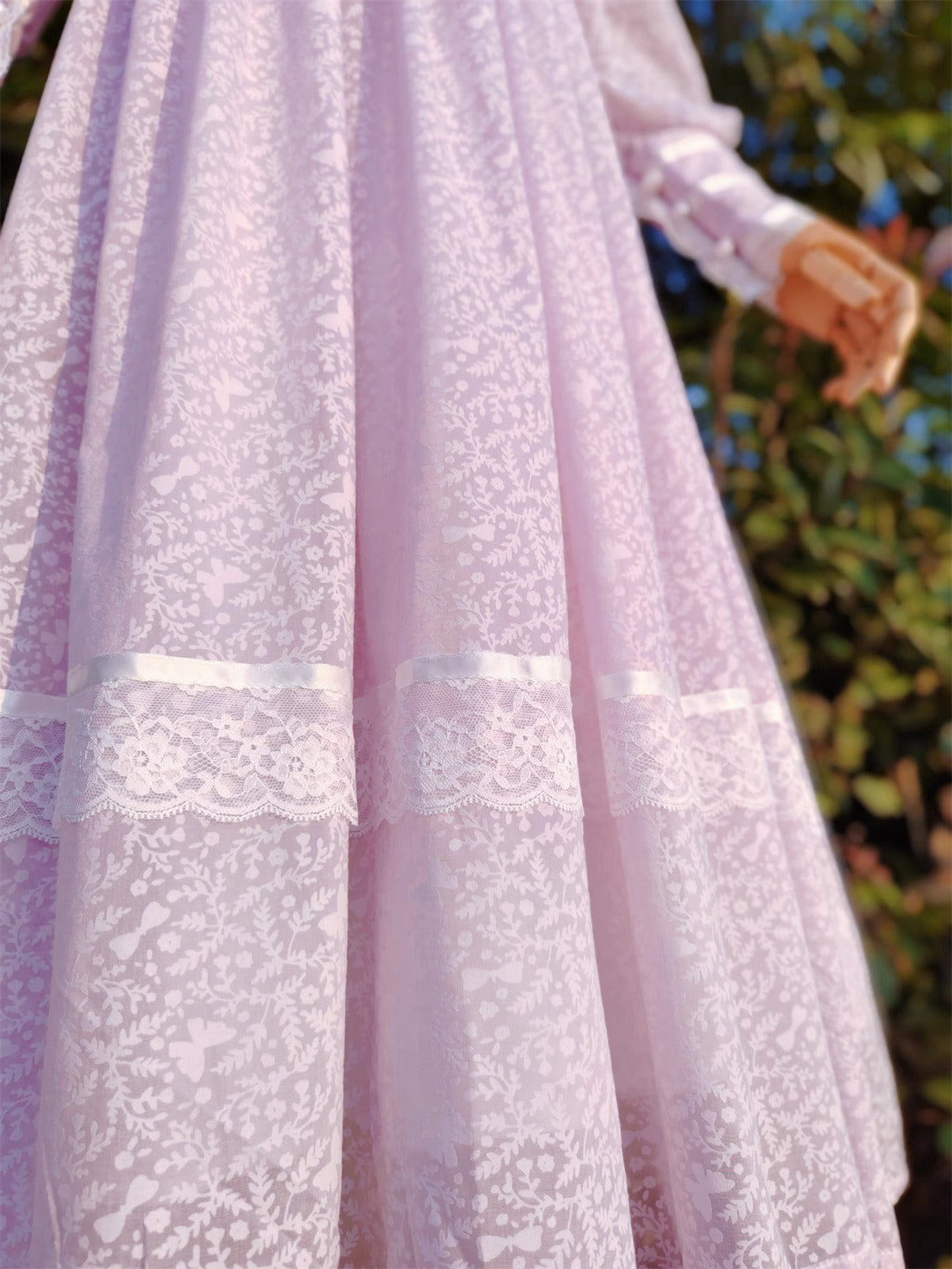 Gunne Sax Remake 70s Pastel Prairie Dress