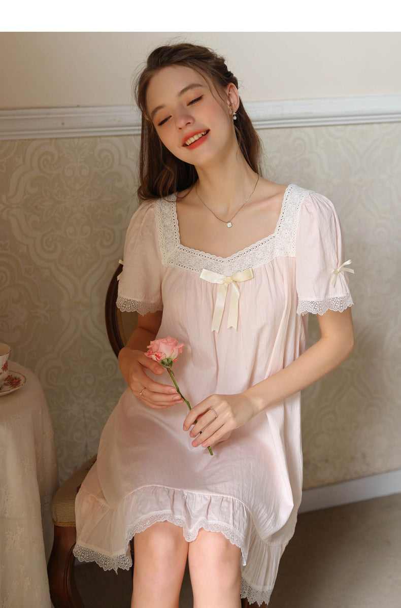 Retro Fairycore Night Gown Dress