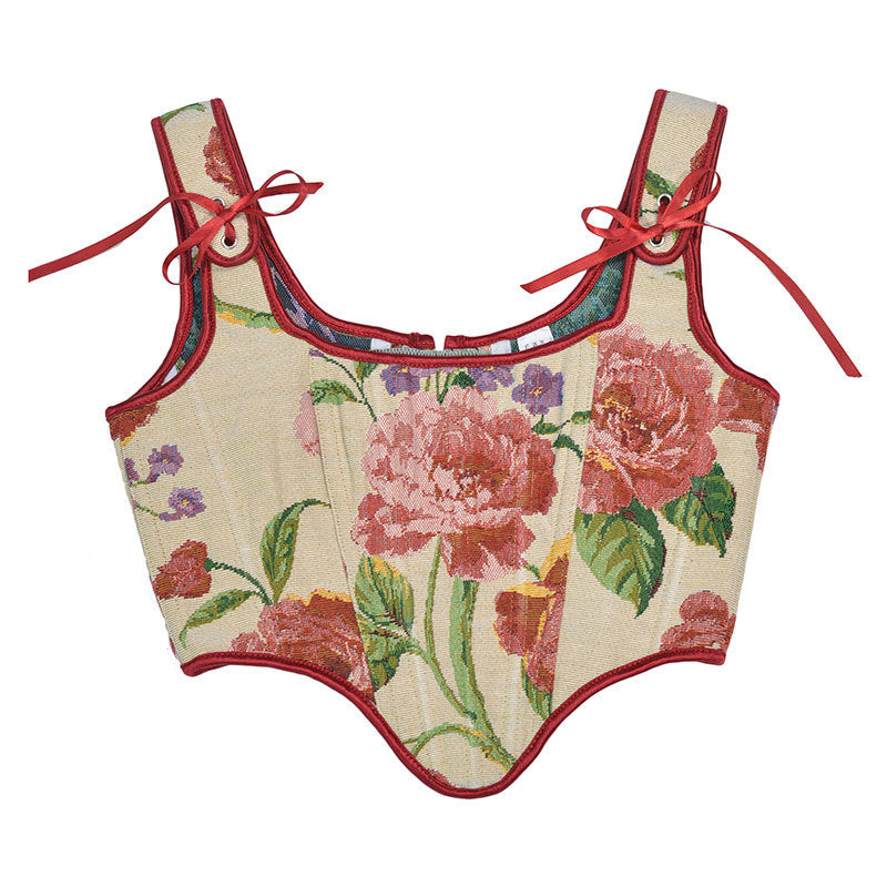 Vintage Remake Peony Corset