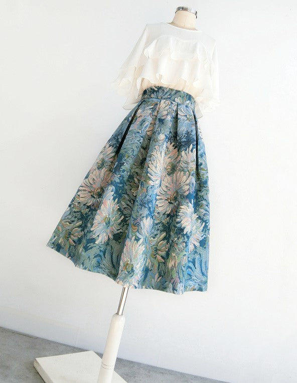 vintage skirt cottagecore skirt fairycore skirt