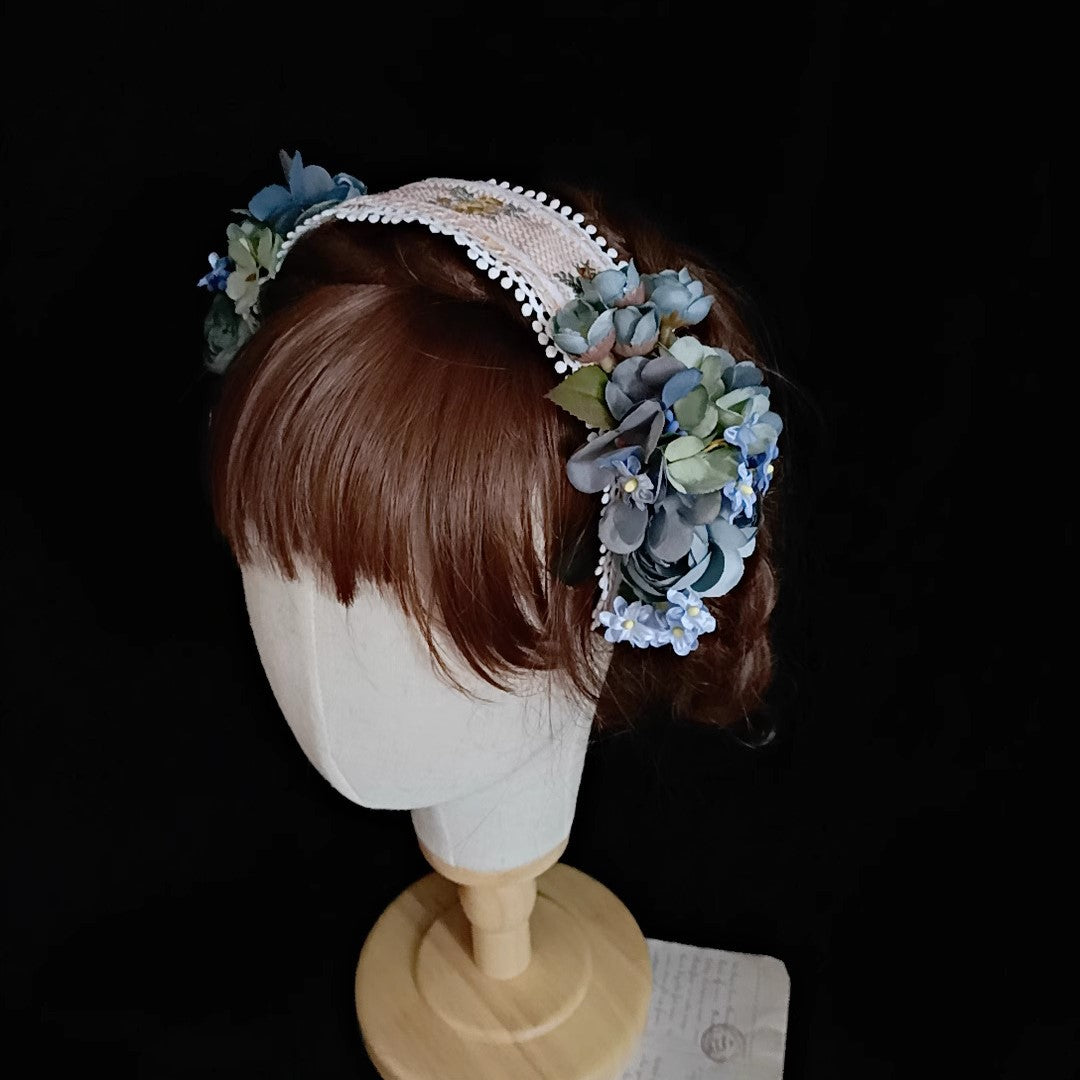 Handmade Vintage Style Flower Headband cottagecore accessories vintage accessories