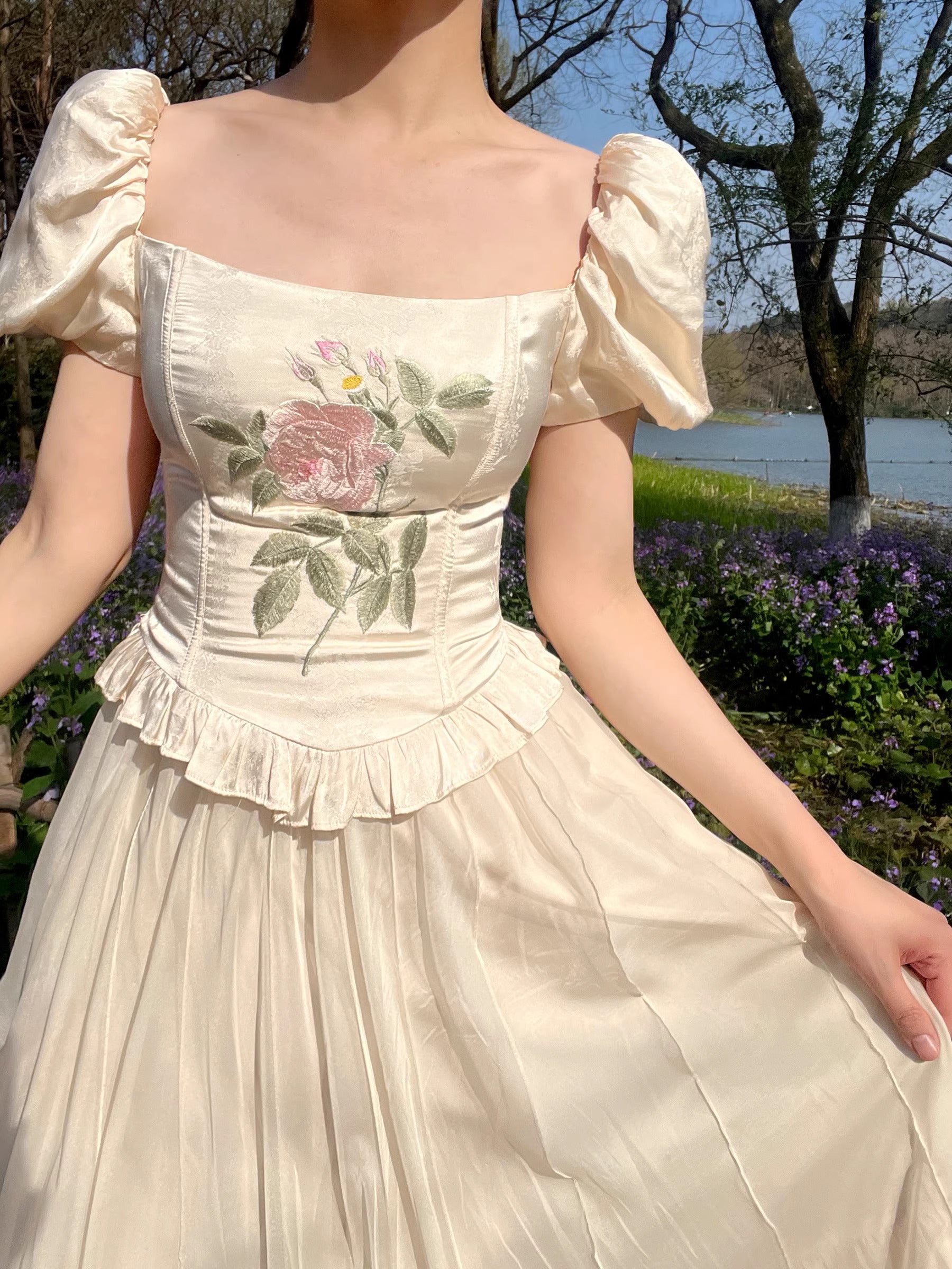 coquette clothing fairycore clothing cottagecore outfit princesscore dress vintage corset cottagecore corset 