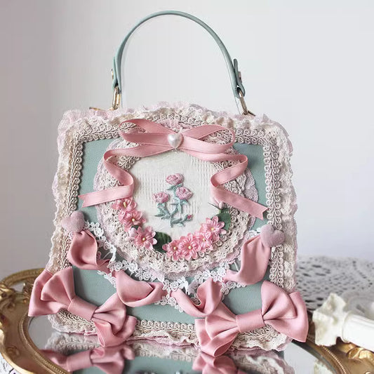 vintage hand bag purse fairycore bag purse Rococo Style bags