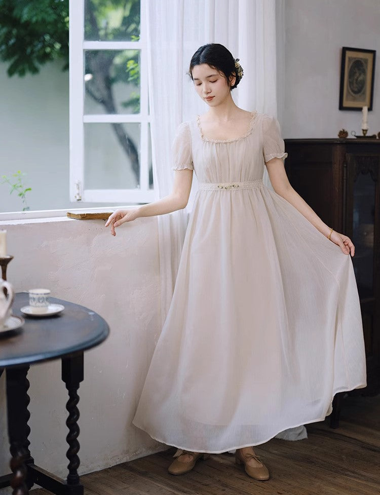 regency dress prom dress vintage dress sustainable fashion slow fashion edwardian dress period drama dress bridgerton dress