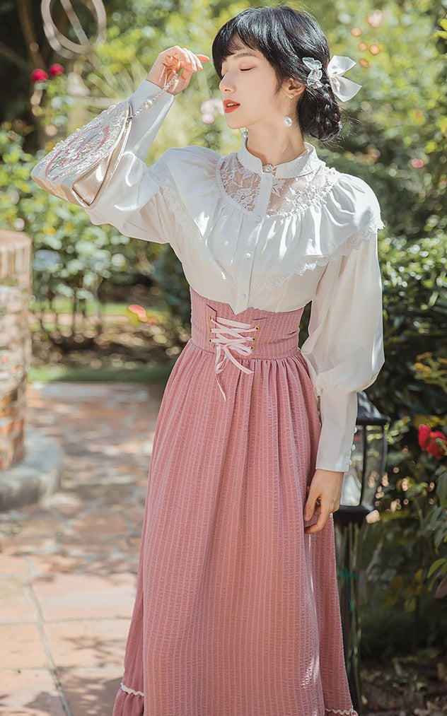 vintage blouse cottagecore blouse shirt cottagecore outfit vintage blouse vintage shirt fairycore outfit edwardian victorian blouse dress