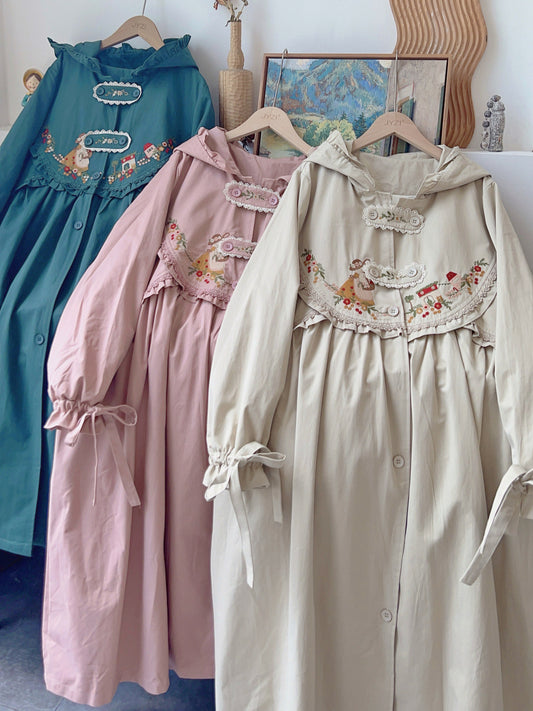 vintage coat cottagecore coat vintage clothing cottagecore outfit mori kei fairycore outfit 