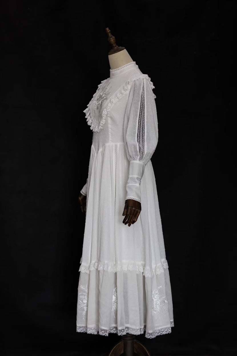 Edwardian Style Embroidery Dress