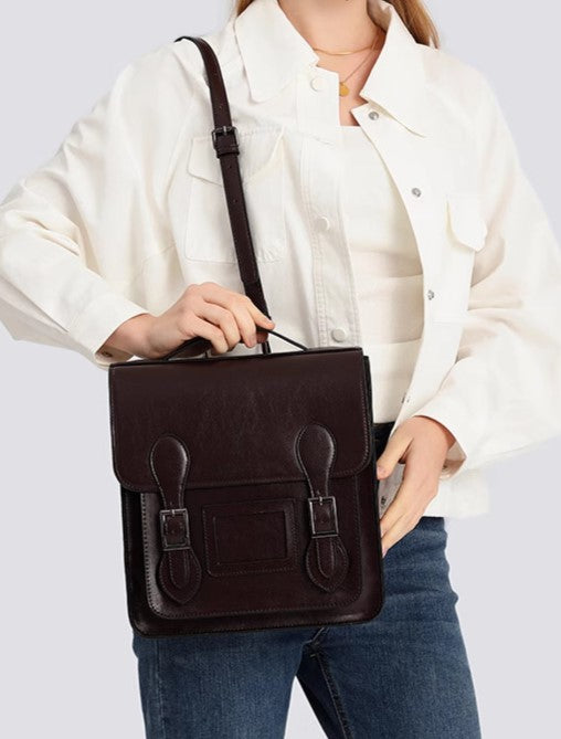 Retro Style Messenger Bag Backpack