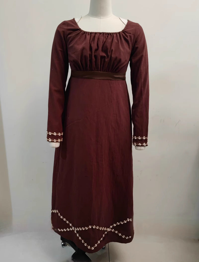 regency dress prom dress vintage dress sustainable fashion slow fashion edwardian dress period drama dress bridgerton dress