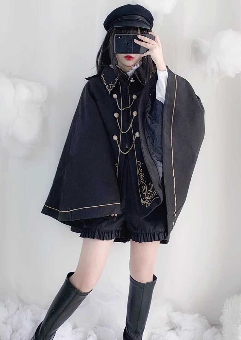 vintage cape vintage coat academia coat jacket