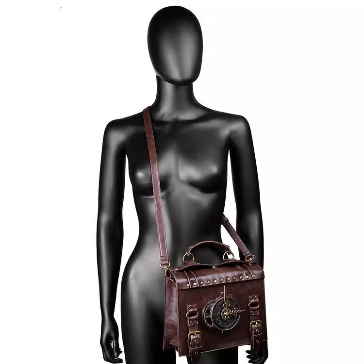 Vintage Steam Punk Cross Body Bag