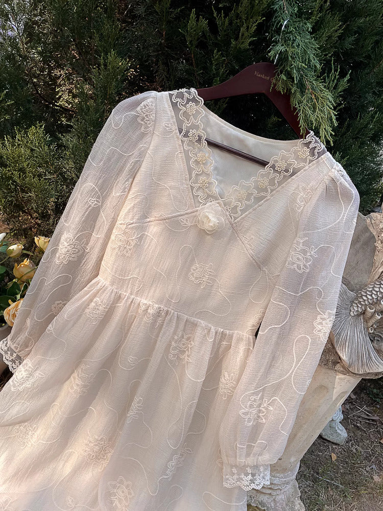 vintage dress cottagecore dress 1970s dress 50s dress prairie dress gunnesax dress lolita dress fairycore dress princess dress cosplay dress