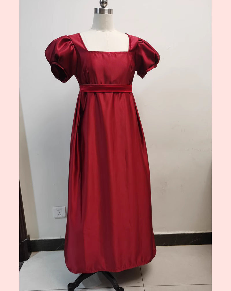 regency dress prom dress vintage dress sustainable fashion slow fashion edwardian dress period drama dress bridgerton dress