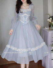Load image into Gallery viewer, [Last Chance] Fairycore Cinderella Blue Dress
