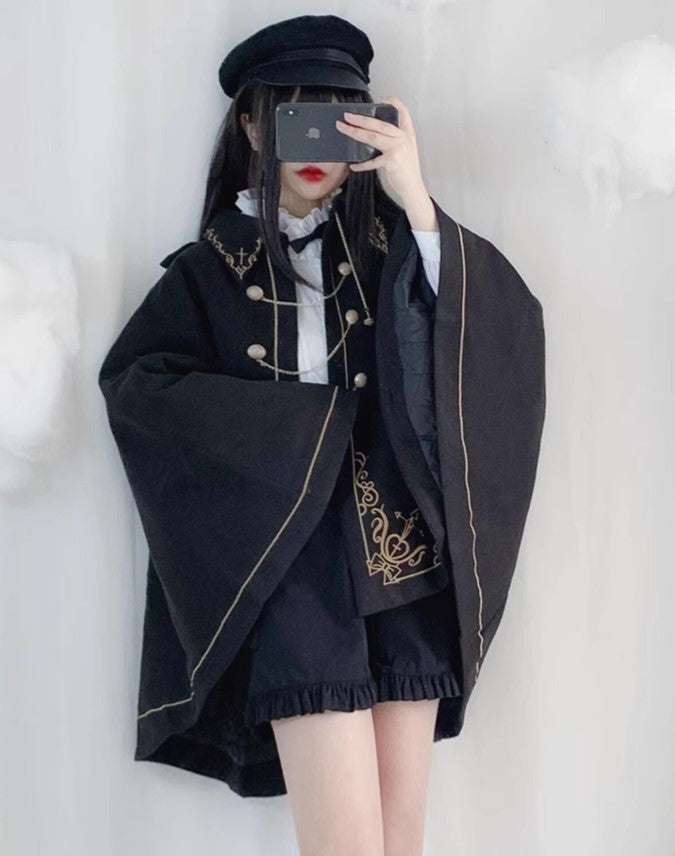 vintage cape vintage coat academia coat jacket