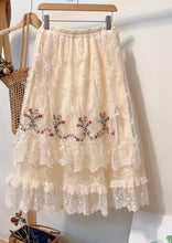 Load image into Gallery viewer, cottagecore skirt plus size clothing mori kei clothing fairycore skirt vintage skirt
