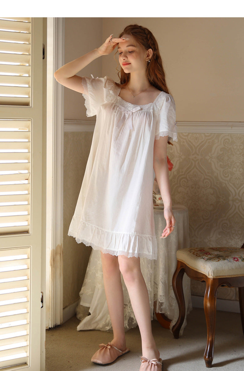 Retro Fairycore Night Gown Dress