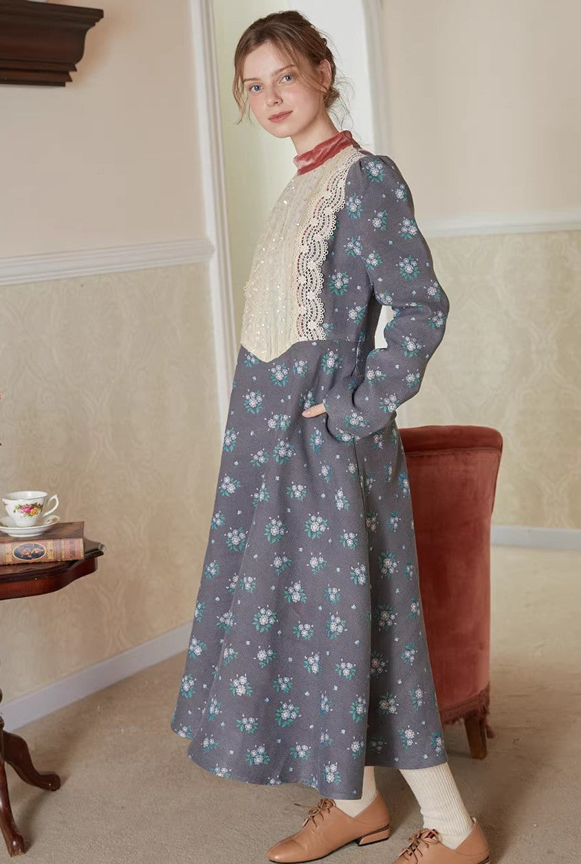 Edwardian dress victorian dress vintage dress period drama dress 1900s dress cottagecore dress