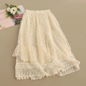 cottagecore skirt plus size clothing mori kei clothing fairycore skirt vintage skirt